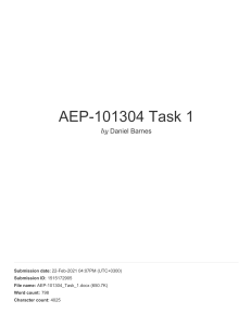 AEP-101304 Task 1