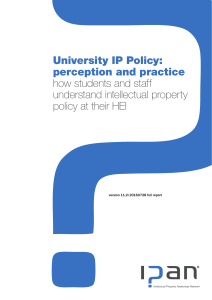 IPAN NUS University IP Policy 16aug16