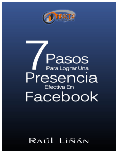 7 pasos para lograr una presencia efectiva en Facebook (1)