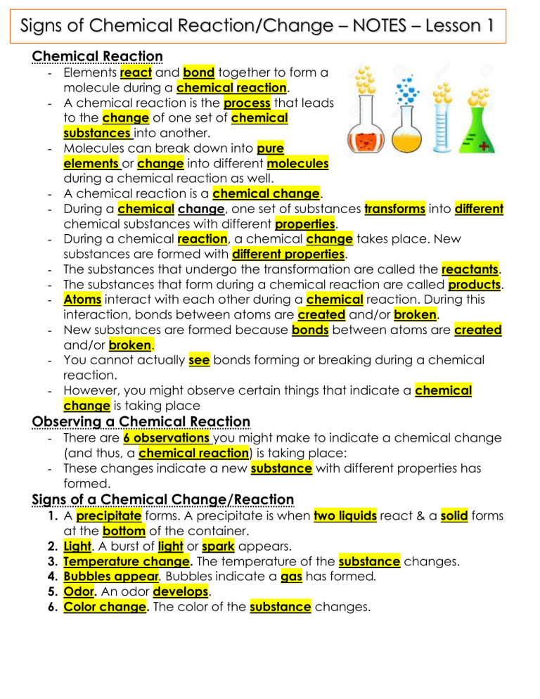 lesson-1-signs-chemical-reaction-notes
