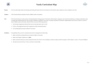 Yearly Curriculum Map, Java, Grade 11, 2020-2021