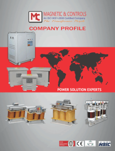 Magnetic and Controls Company Profile (1)