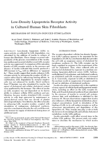 Low-density lipoprotein receptor activity in cultured human skin fibroblasts. Mechanism of insulin-induced stimulation.