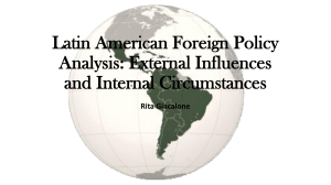 Latin American Foreign Policy Analysis