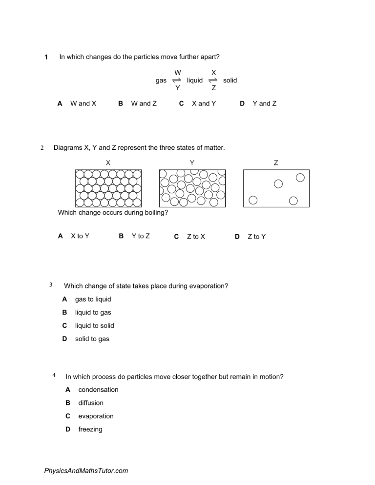 nature of matter assignment answer key