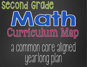 Second Grade Math Curriculum Map