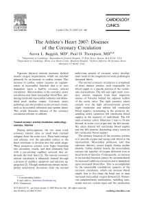 The Athlete's Heart 2007 Diseases of the Coronary Circulation