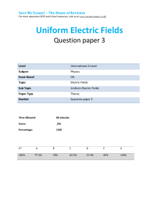 23.3  uniform electric fields-cie ial physics-qp theory