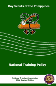 BSP-National-Training-Policy-2016