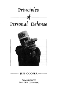 Jeff Cooper - Principles Of Personal Defense