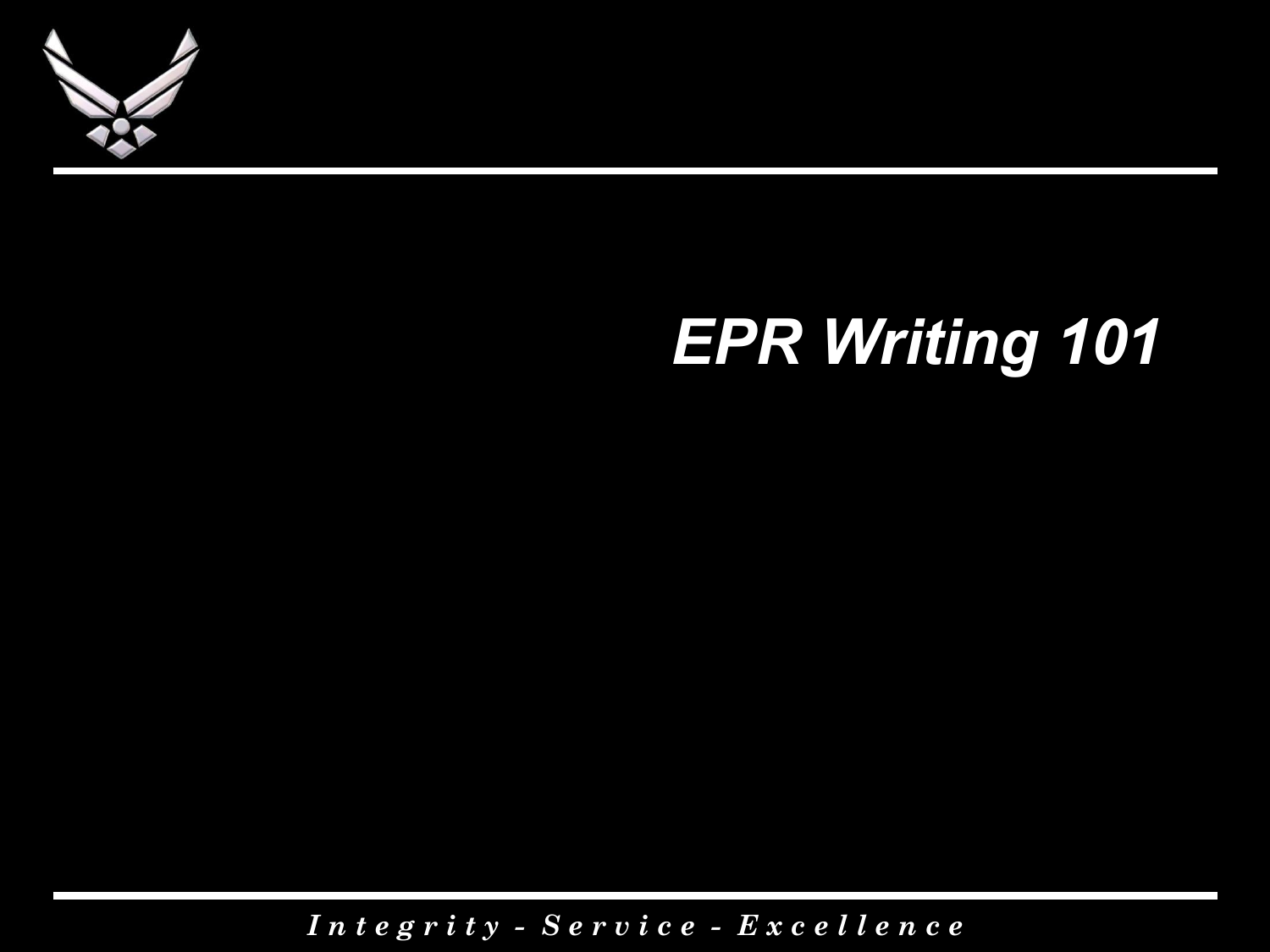 Integrity writing service