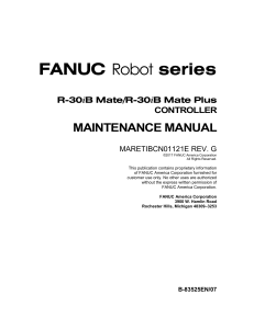 Fanuc Robot Series R-30iB Mate + Mate Plus Maintenance Manual