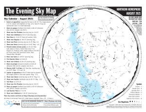 Sky Map August 2021