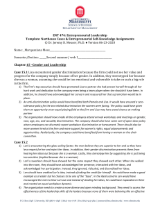 Northouse Cases and Ent Self-Knowledge Template(9)