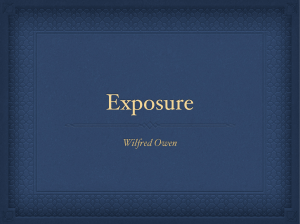 Wilfred Owen Exposure