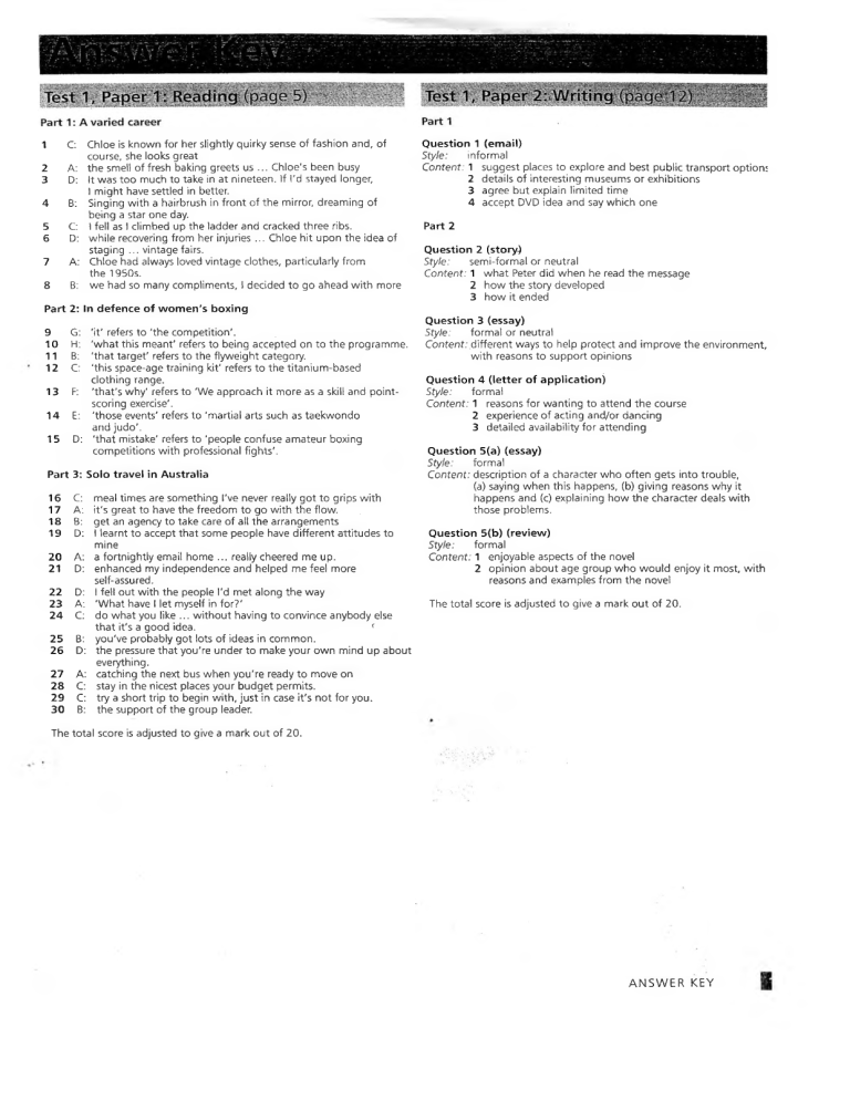 Keys FCE Practice Test Plus 2 New Editio