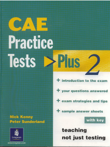 CAE Practice tests Plus 2