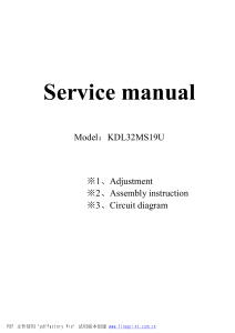 L32S19FHD Manual Service 