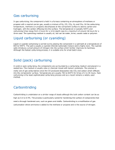 Types of Carburising