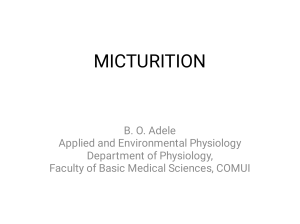 MICTURITION