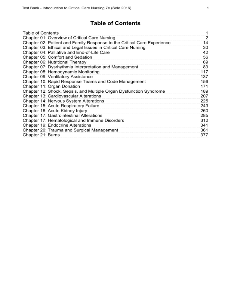 critical-care-test-bank