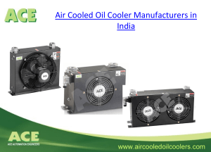 Air Cooled Oil Cooler Manufacturer in India