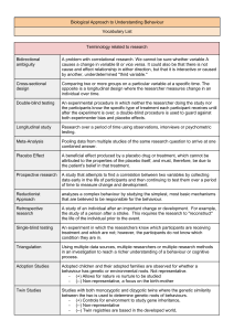 Bio Unit Vocabulary List