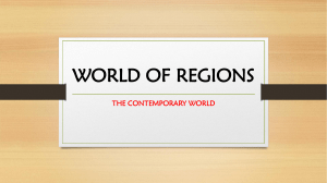 WORLD OF REGIONS