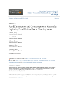 Food Distribution and Consumption in Knoxville  Exploring Food-Re