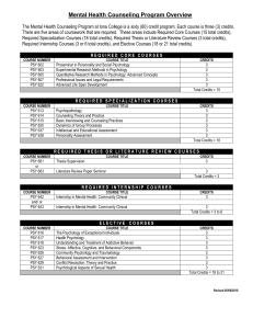 MHC Program Overview