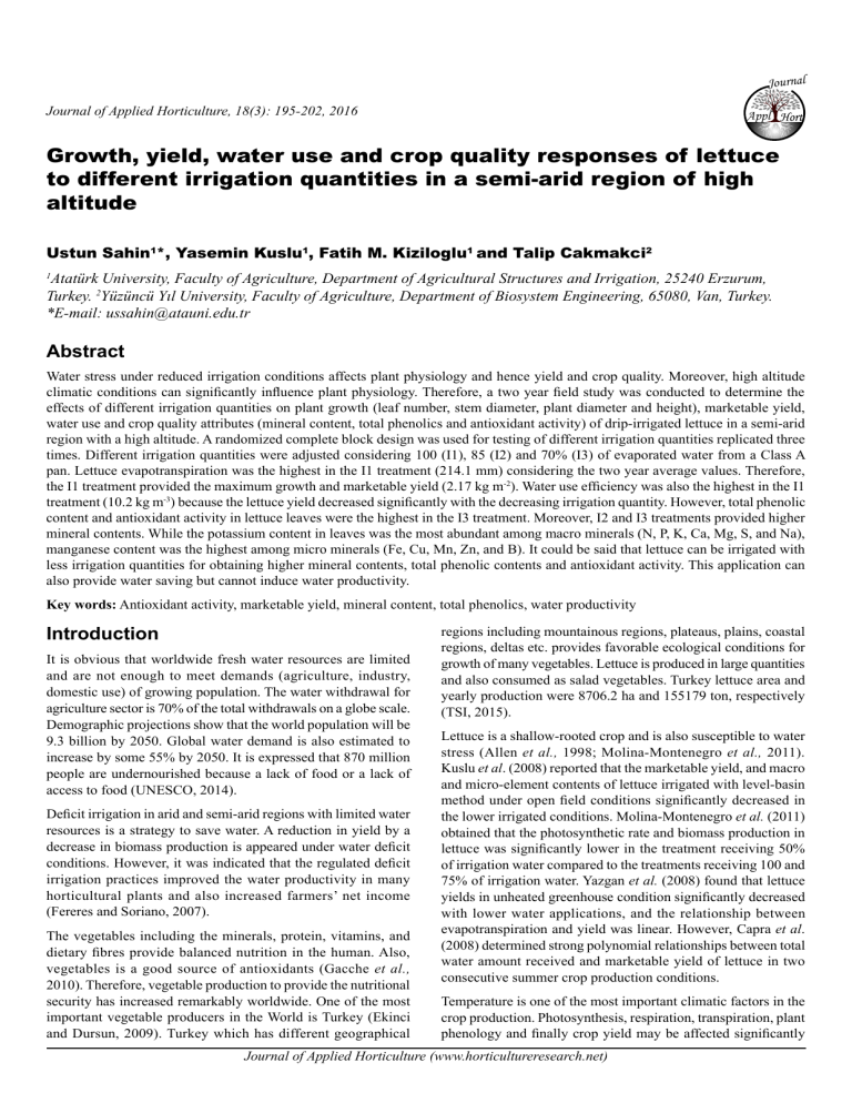 water lettuce research paper