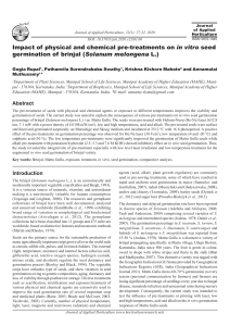 Impact of physical and chemical pre-treatments