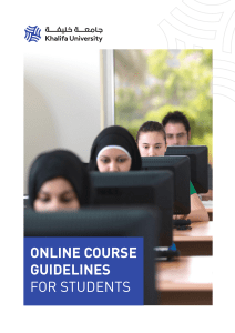 Online Learning Guidelines for Students Fall 2021