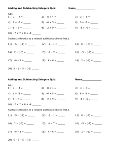 05NewPreAlgLessonBOct1AddingandSubtractingIntegers.doc