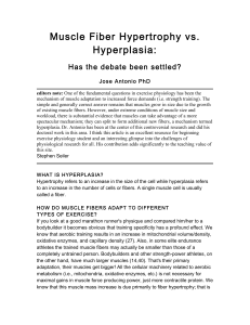 Hypertrophy vs Hyperplasia