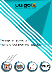 Topic 2 - Basic Computing Skills - Practical Notes (2)