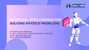 Artificial intelligence for solving physics problems uk uae australia qatar  (1)