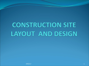 Site layout 