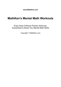 Mental-Math-Workouts