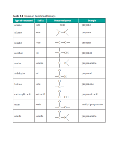 03. summary of functional groups cheat sheet