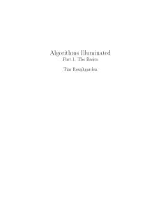Algorithms Illuminated by Tim Roughgarden
