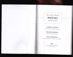 Writing About Movies 1st Edition