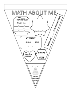 Math about me