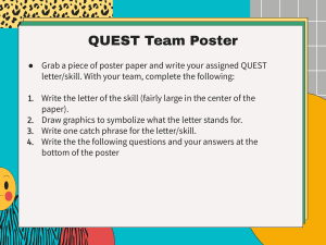 QUEST Team Poster