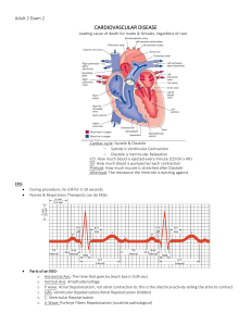 Cardiac Study Guide