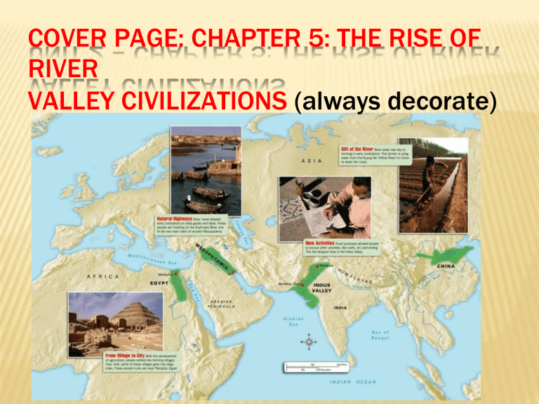 Chapter 5 The Rise of River Valley Civilizations