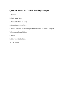CASI 8 Questions