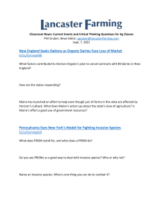 Lancaster Farming Classroom News - Webquest