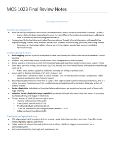 MOS 1023 Finance Review Notes