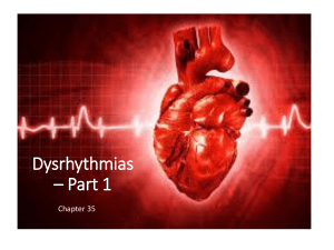 Chapter 35 Dysrhythmias-part1 student-2